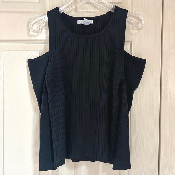 Design History Cold-Shoulder Silk Blend Sweater - Picture 3 of 10